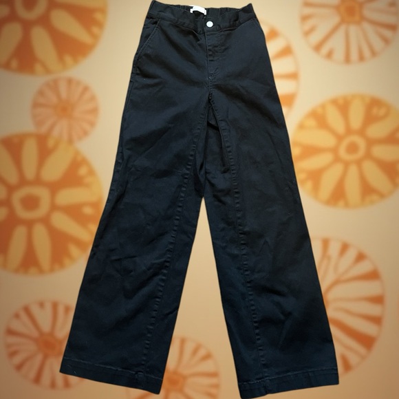 Black Wide Leg Pants by OAK + FORT, size XS - Picture 4 of 6